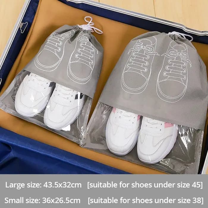 Sac de rangement pour chaussures en tissu non tissé épaissi