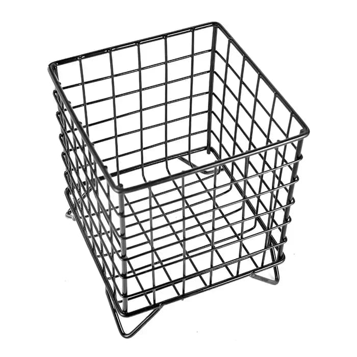 Panier de rangement en métal ajouré multifonctionnel, organiseur de maquillage de bureau, organisati