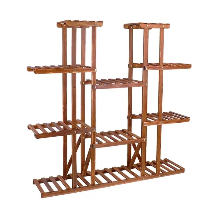 Étagère à plantes en bois