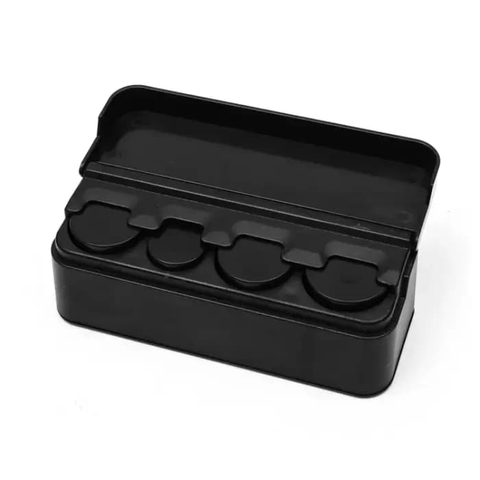 Petite boîte de rangement pour pièces de monnaie de voiture