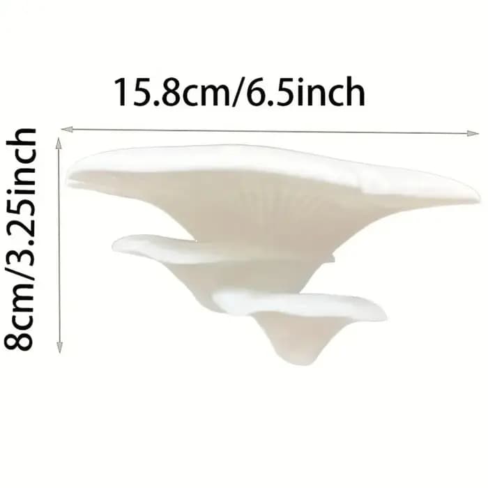 Étagère de rangement murale en plastique imprimée en 3D, petite étagère en forme de champignon, gain de place, étagère de rangement pour bureau