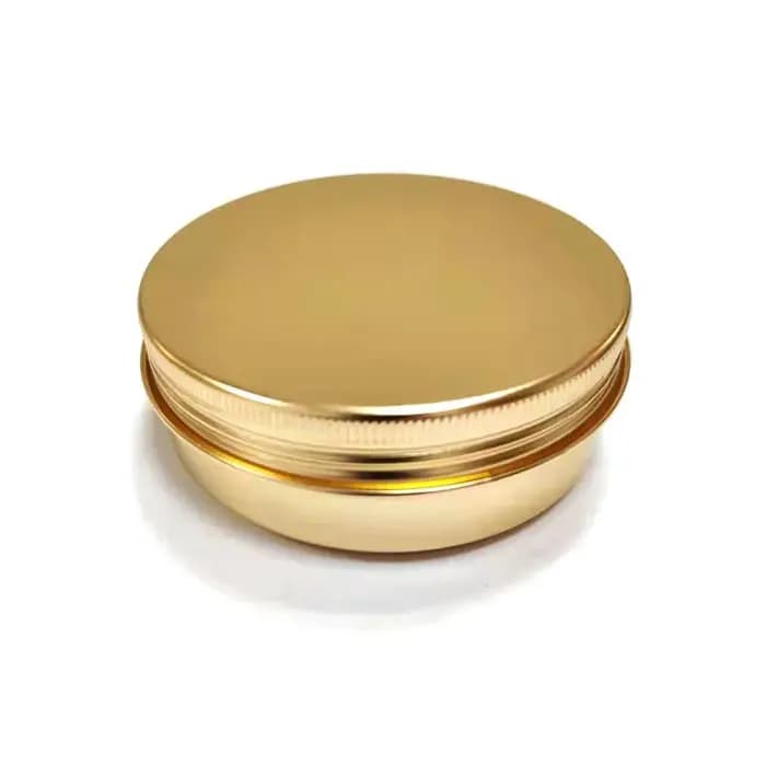 Boîte en aluminium dorée de 5g à 60g