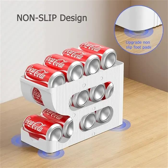 1 pièce : Distributeur de canettes de soda pour réfrigérateur et congélateur