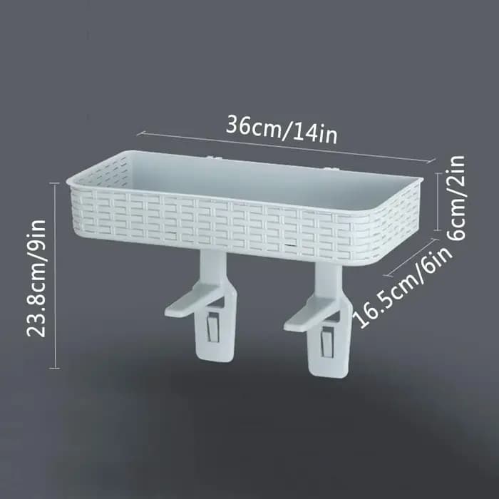HOAbove-Étagère Murale T1 en Plastique pour Toilette