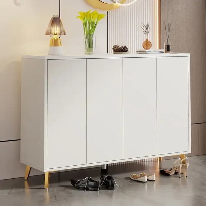 Armoire à chaussures porte de maison nouveau style chinois chaud grande capacité moderne simple
