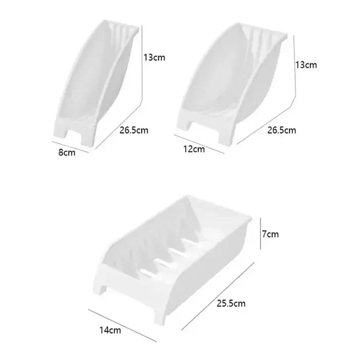 Fournitures de cuisine supports de séchage de vaisselle organisateur égouttoir vertical