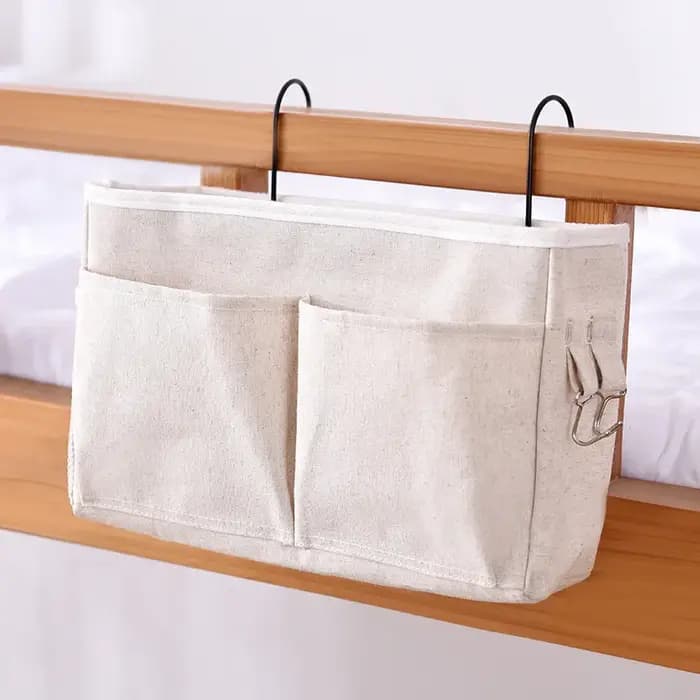 Panier de rangement suspendu pour chevet de lit