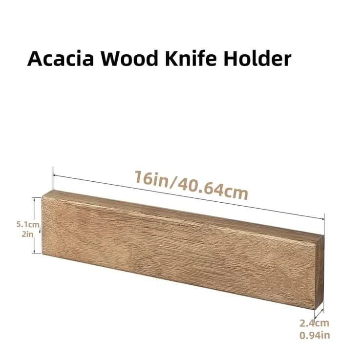 Porte-couteau magnétique pour mur