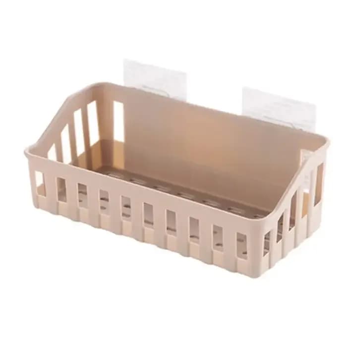 Étagère de rangement murale en plastique pour salle de bain, sans perçage, support de douche, porte-