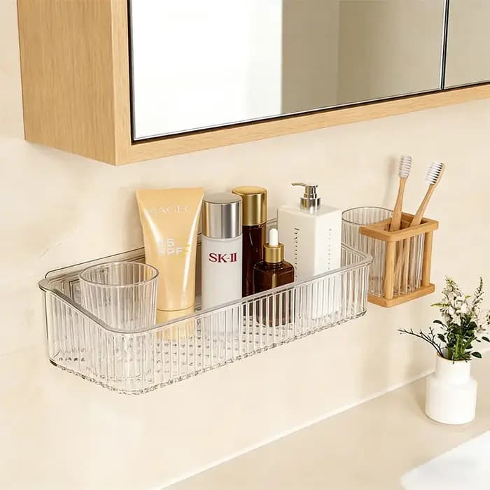 Étagère d'angle pour gel douche