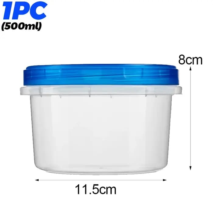 Boîtes de conservation des aliments rondes et hermétiques de 500ML