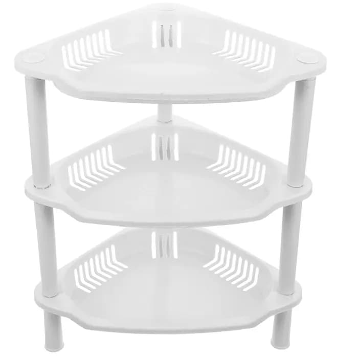 Étagères de rangement en plastique à 3 niveaux