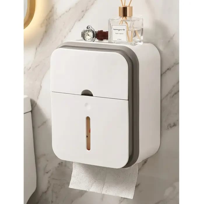 Boîte de rangement pour papier toilette imperméable