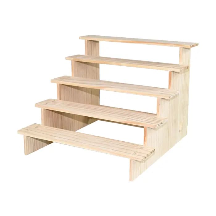 Présentoir Riser en Bois Rectangulaire