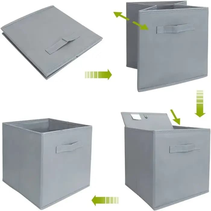 Boîtes de rangement en tissu non tissé