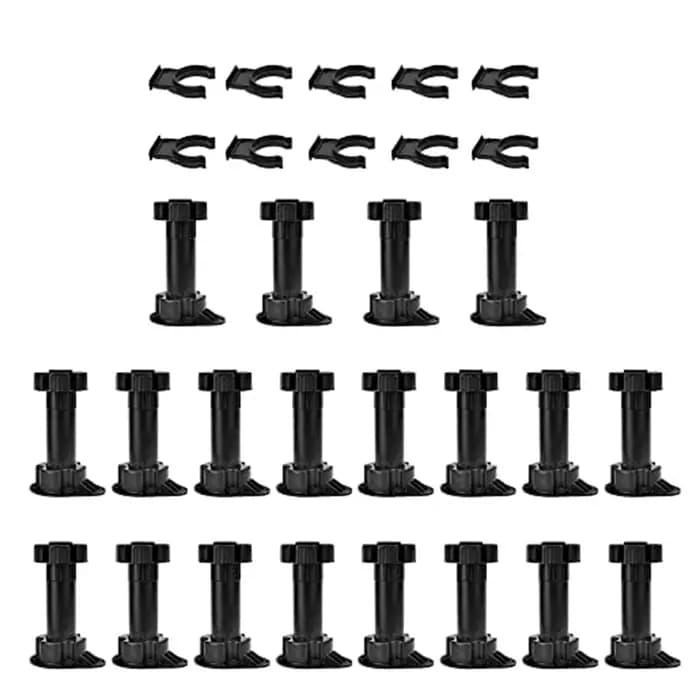 40Pcs Pieds de meubles réglables