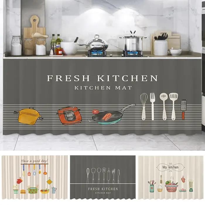 INS – rideau de couverture d'armoire de cuisine
