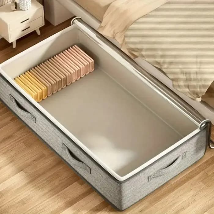 Grands boîtes de rangement sous le lit