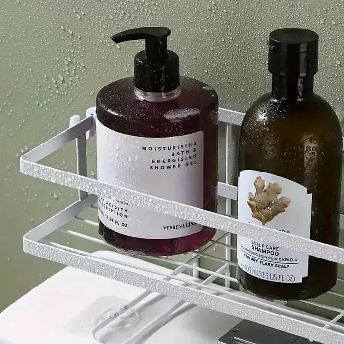 Étagère de rangement pour toilettes sans perçage - Organisateur de salle de bain multifonctionnel pour économiser l'espace au-dessus du réservoir et sur les murs