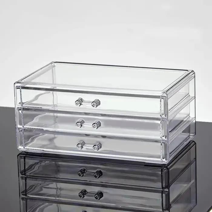 Boîte de rangement transparente en acrylique pour cosmétiques, boîte de rangement pour rouge à lèvre