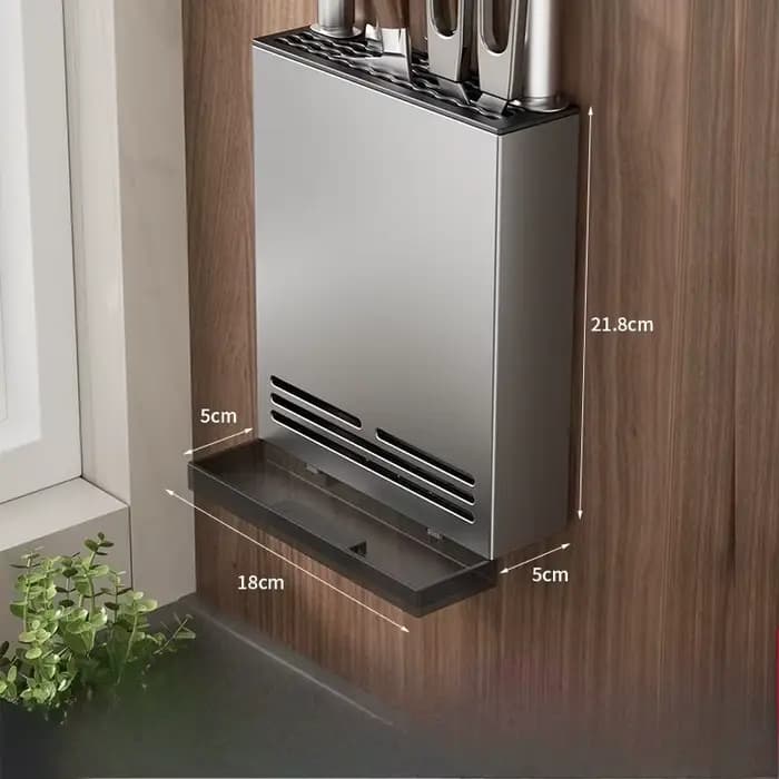 Étagère de rangement de cuisine en acier au carbone et plastique