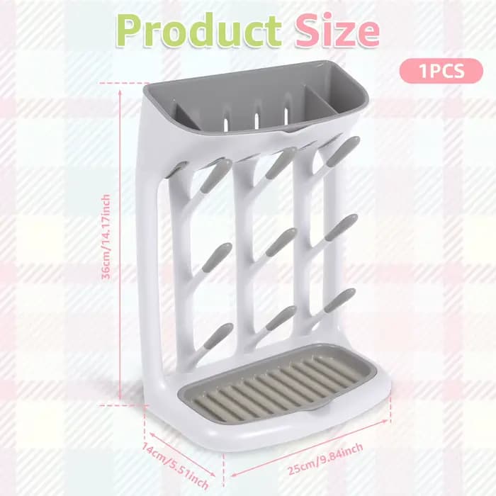 Support de séchage de biberons en plastique