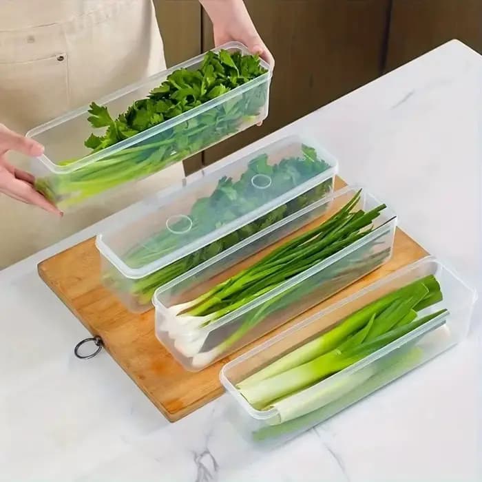 Lot de 1/2/4 boîtes de conservation hermétiques en plastique pour cuisine