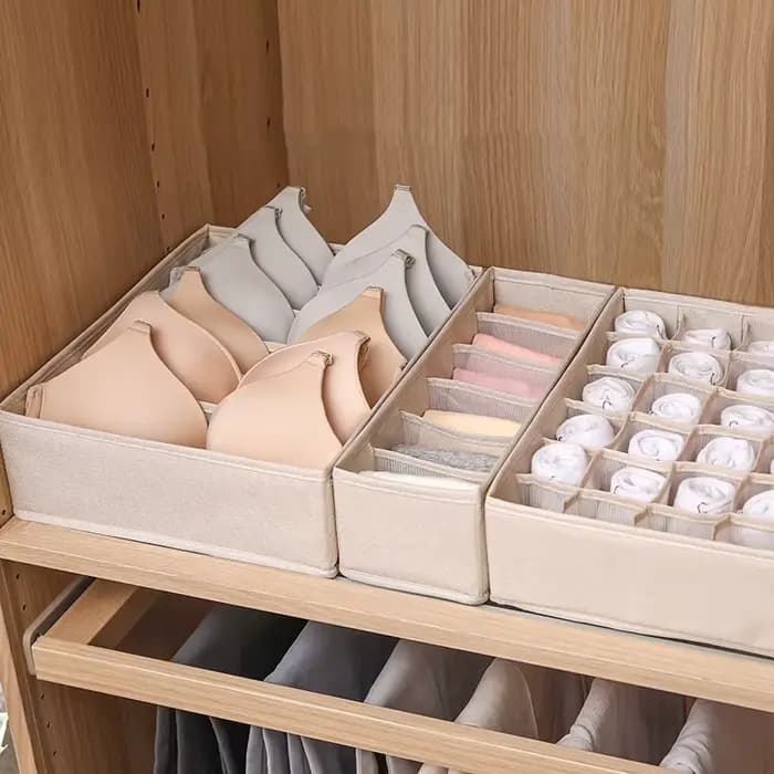 Tiroir sous-vêtements chaussettes soutien-gorge boîte de rangement vêtements organisateur