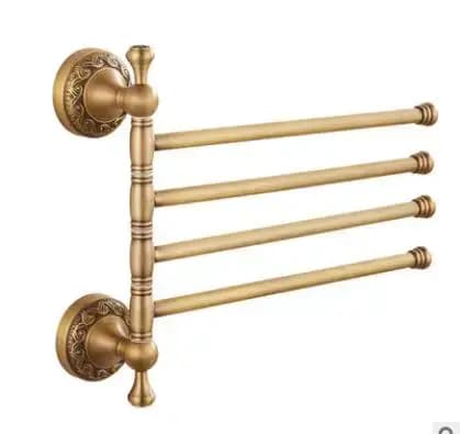 Porte-serviettes en laiton Antique
