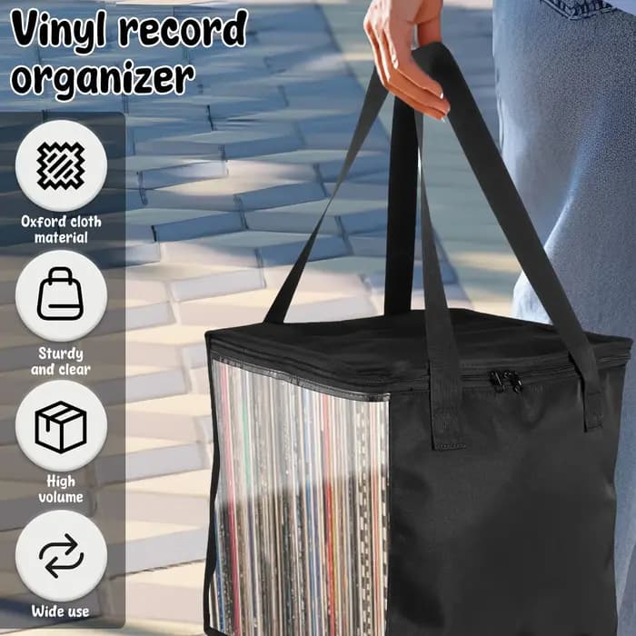 Boîte de rangement pour disques vinyles