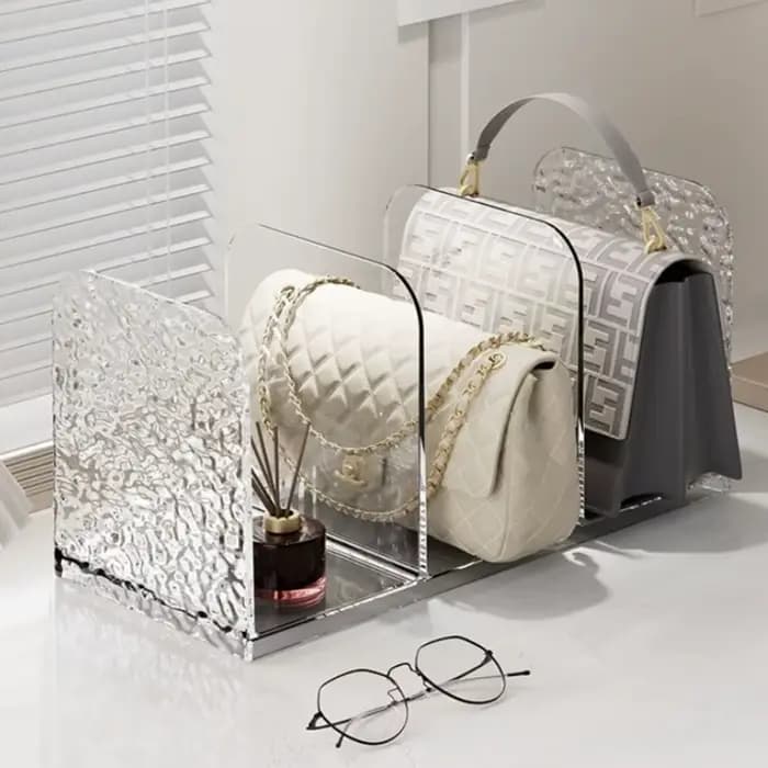 Support de rangement de bureau 4 compartiments pour livres