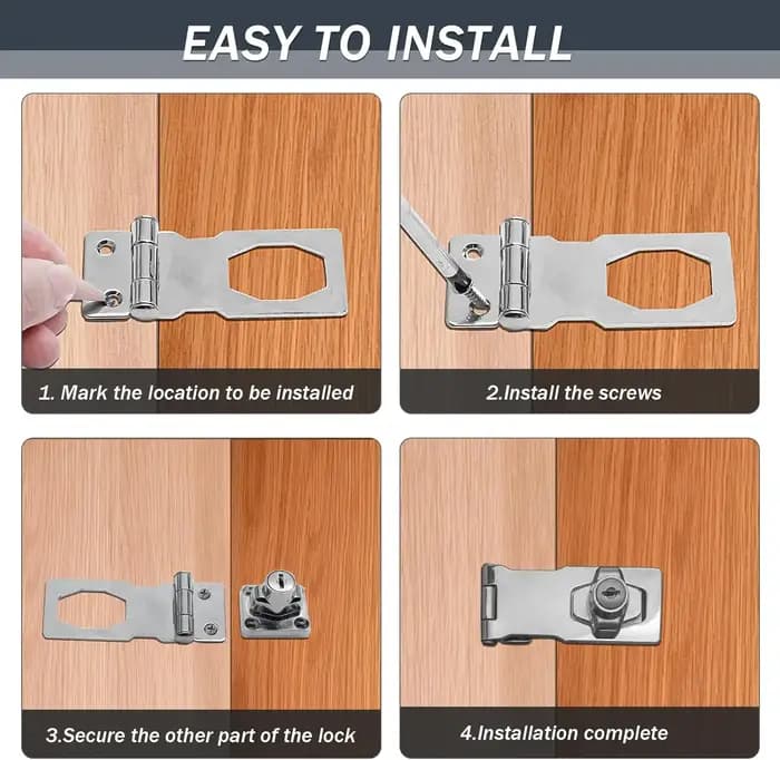 Serrure de sécurité pour meubles de style bouton
