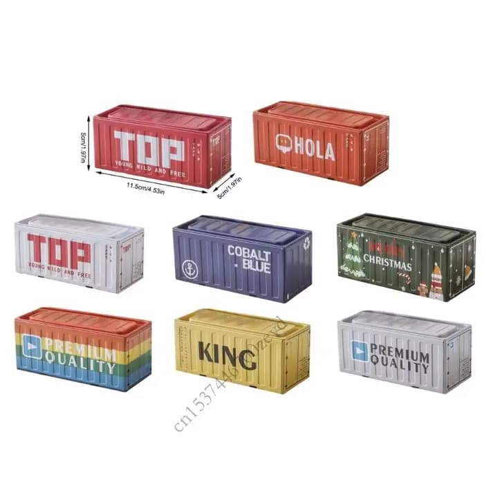 Boîte rangement moderne Conteneur en métal durable pour décoration bureau à domicile P9YB