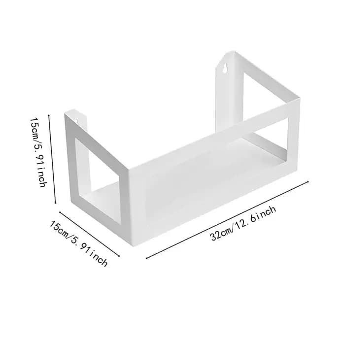 Étagère murale moderne en métal pour disques vinyles et CD