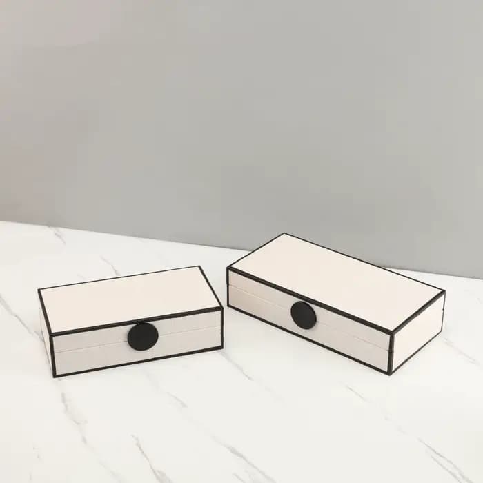 Boîte de rangement en bois