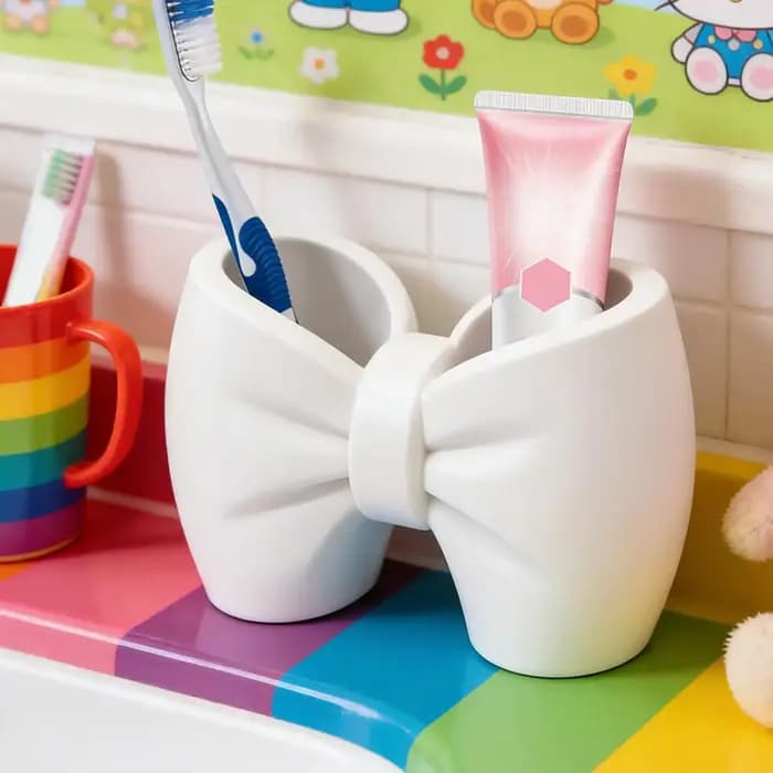 Porte-brosse à dents en forme d'arc