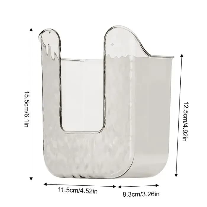 Boîte porte-papier hygiénique sans poinçon