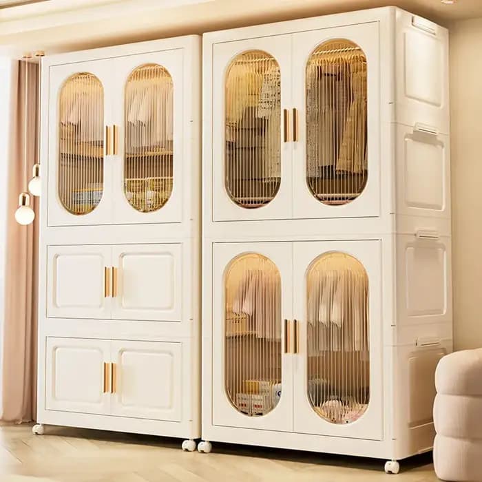 Organisateur de garde-robe de rangement nordique