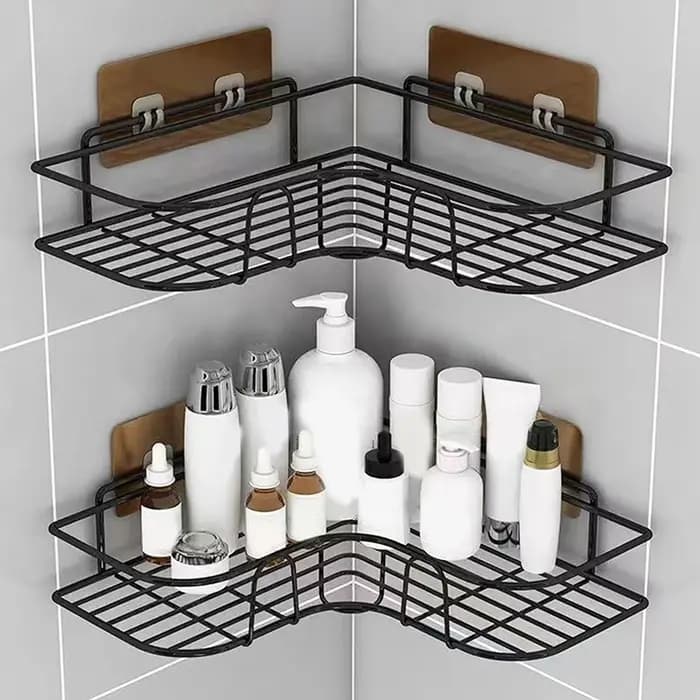 maveraWhite étagère triangulaire de salle de bain aucun perçage requis support de rangement de cuisi