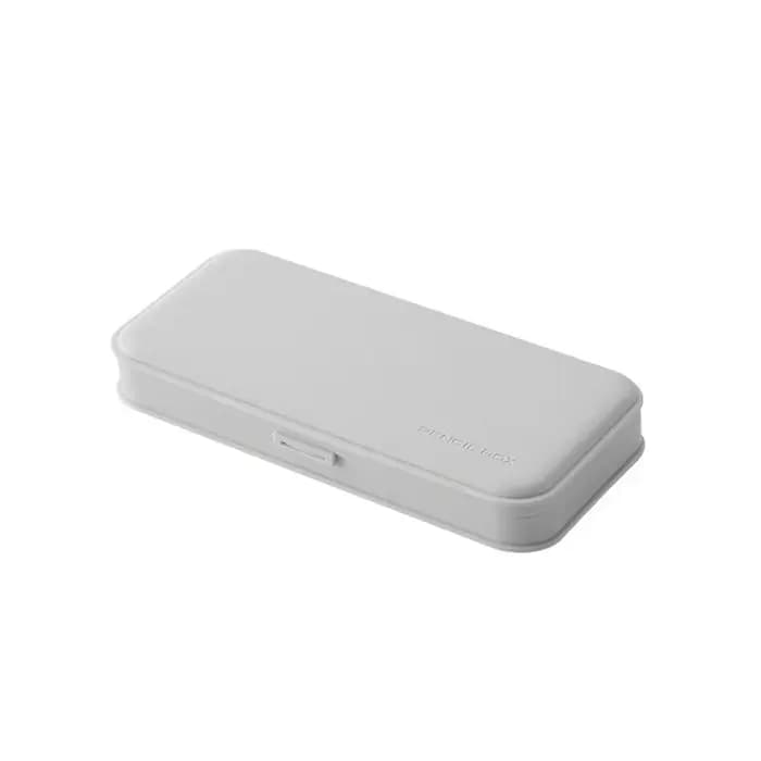 Boîte de papeterie mate minimaliste – Organisateur étanche avec séparateurs de grille | Étui à crayons Macaron