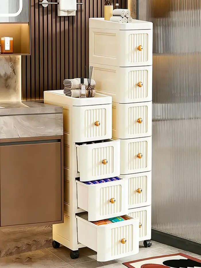 Meuble de rangement étroit de 15 cm de large pour cuisine