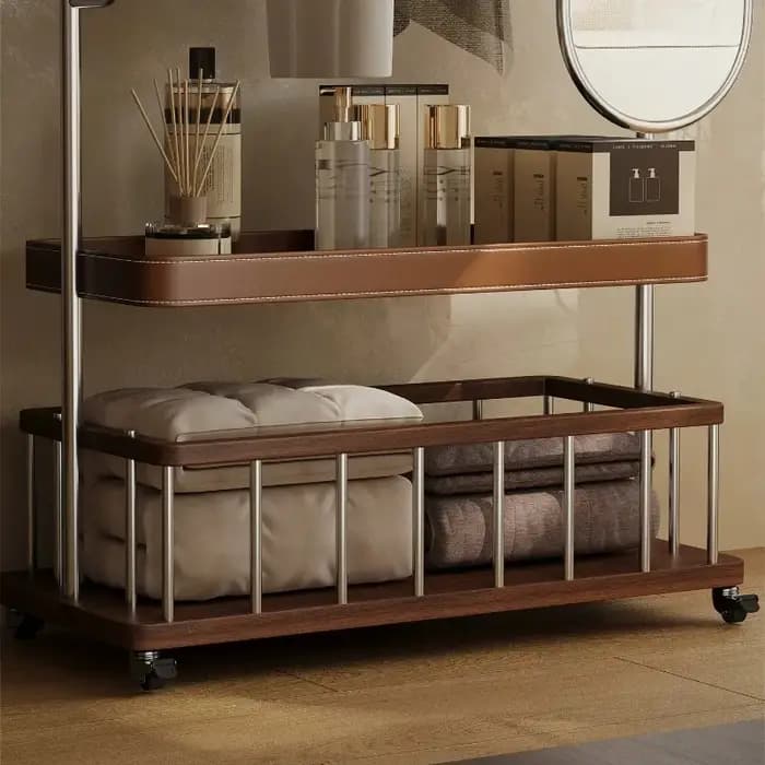 Porte-vêtements mural vintage italien pour chambre à coucher