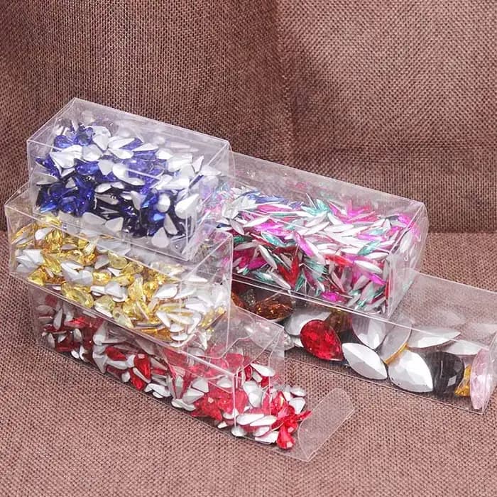 Boîte d'emballage en PVC transparent
