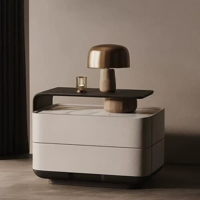 Tables de chevet au Design rustique avec tiroirs