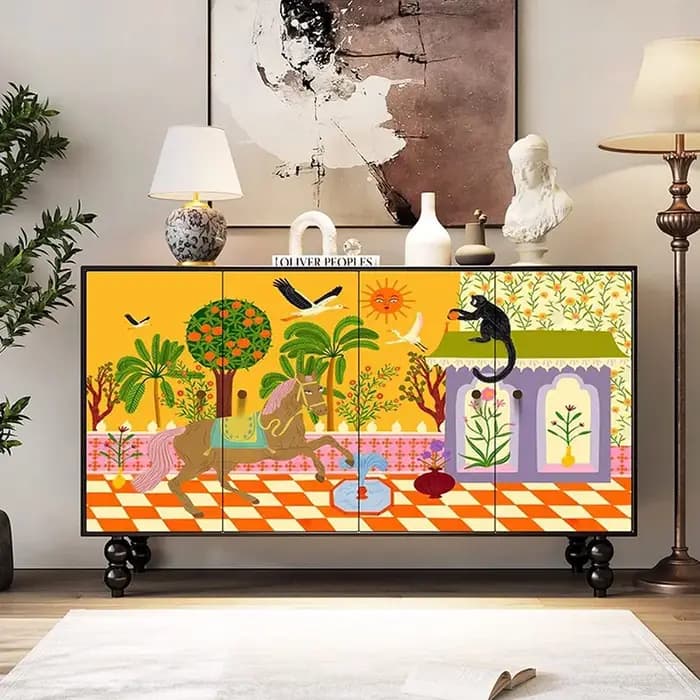 Armoire de salon moderne de luxe beauté à la mode délicatesse