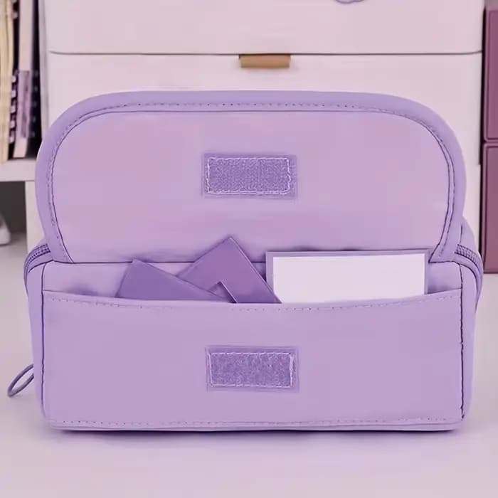 Organisateur de trousse à crayons de grande capacité – Rangement de bureau multi-compartiments pour fournitures