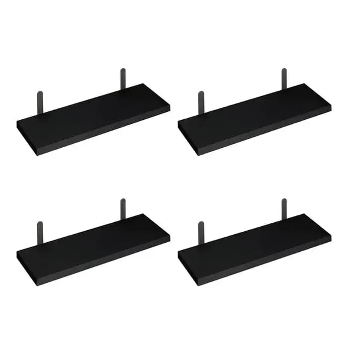 E8BD – étagères murales pour espaces compacts, étagères bucoliques en bois avec 4 couches, organisat