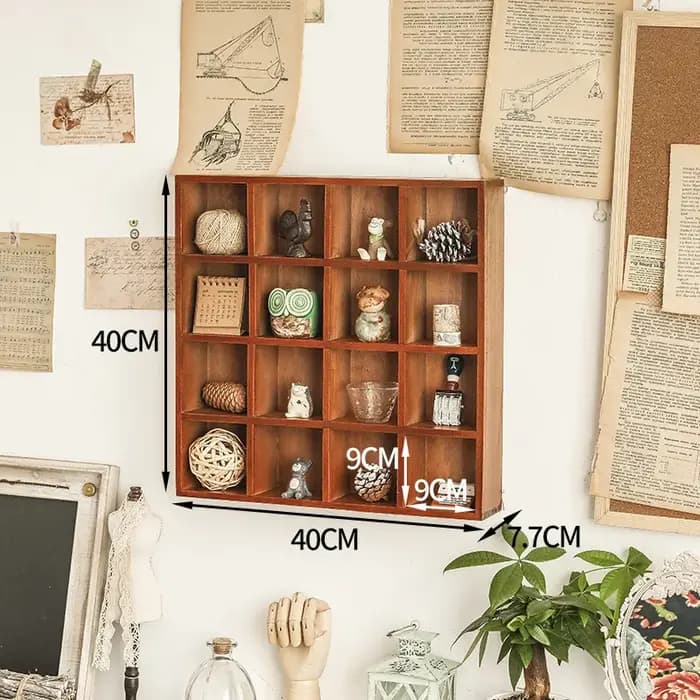Étagère murale en bois de style Cubby pour la maison