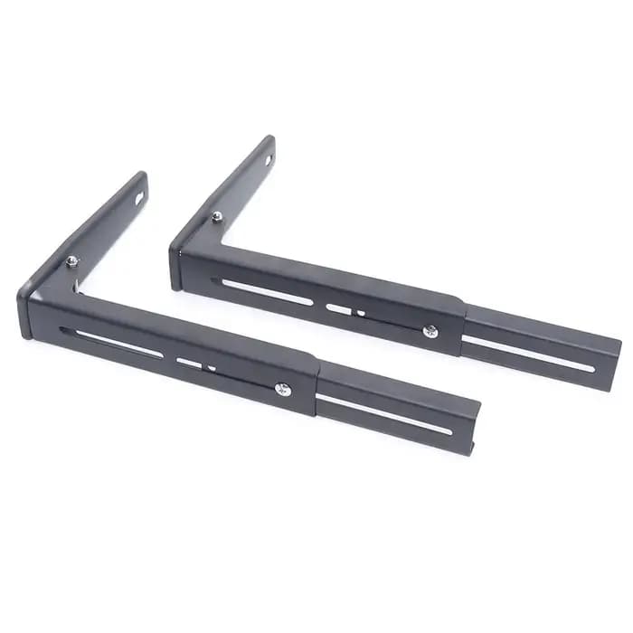 Étagère extensible pliable et robuste, support mural à 2 supports pour four à micro-ondes