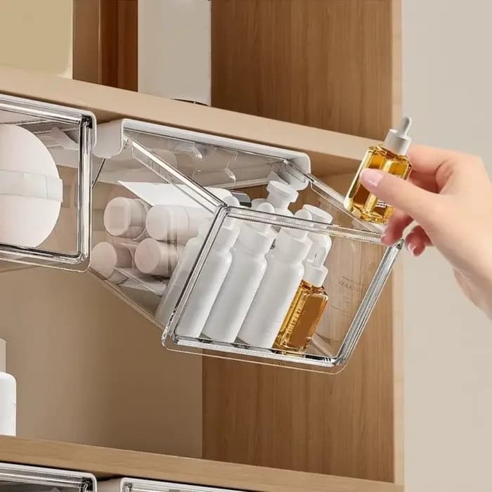 Boîte de rangement de Style tiroir en plastique